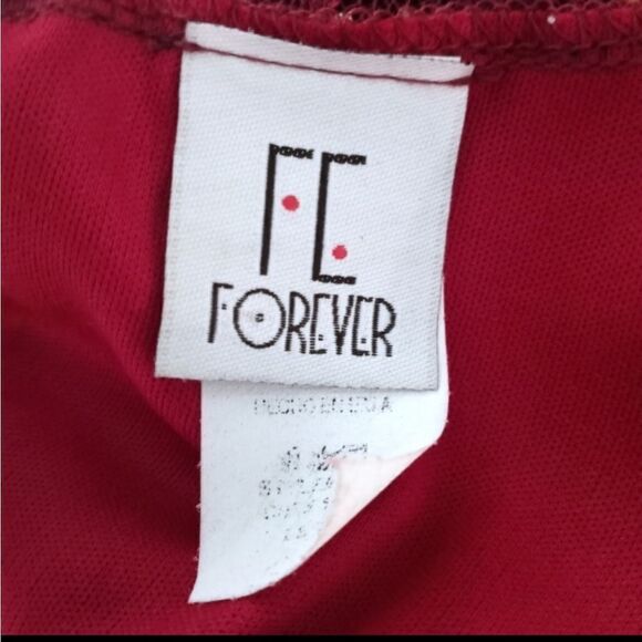 FE FOREVER RED LACE & SEQUIN DRESS SZ. S/M GUC - Picture 6 of 7